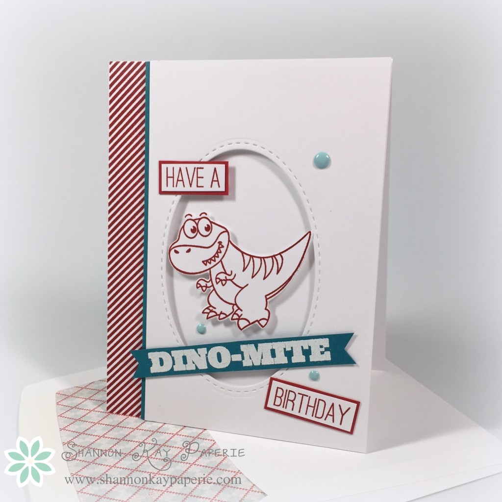 A "Dino"mite Birthday - The Paper Players 249a