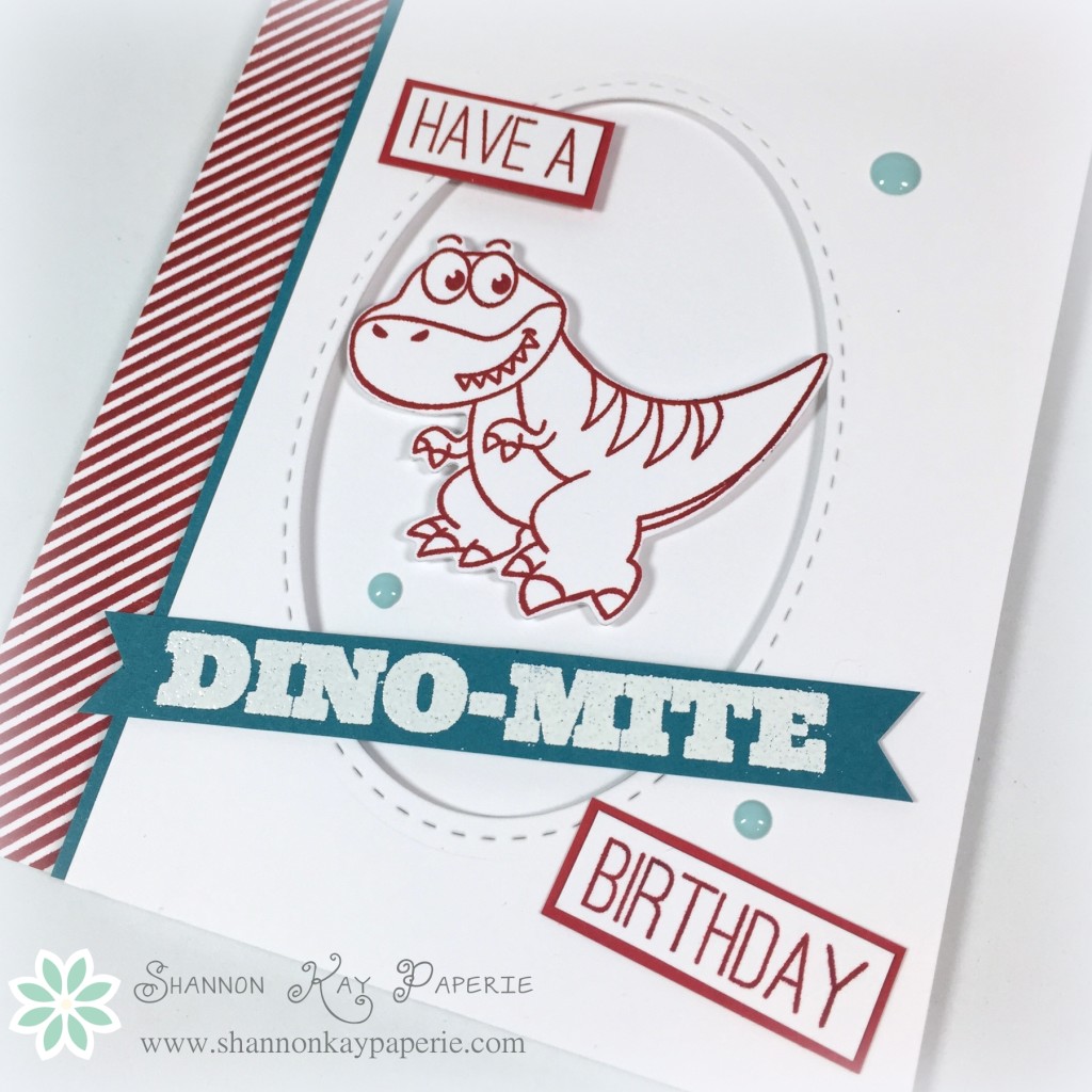A "Dino"mite Birthday - The Paper Players 249b