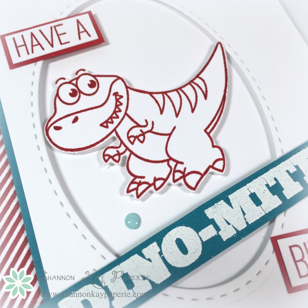 A "Dino"mite Birthday - The Paper Players 249c