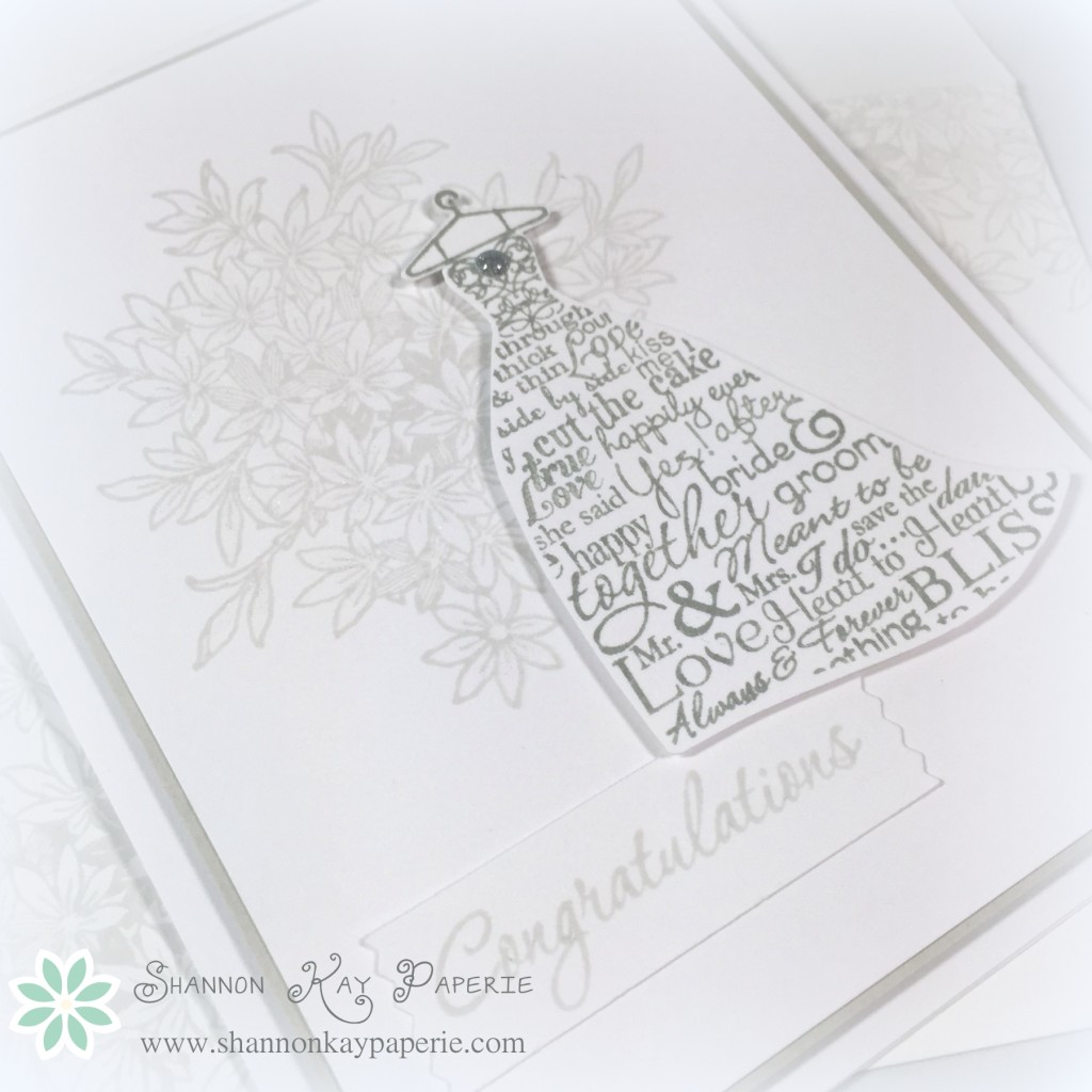 Soft and Romantic Congrats - Sunday Stamps 105 & FMS 194