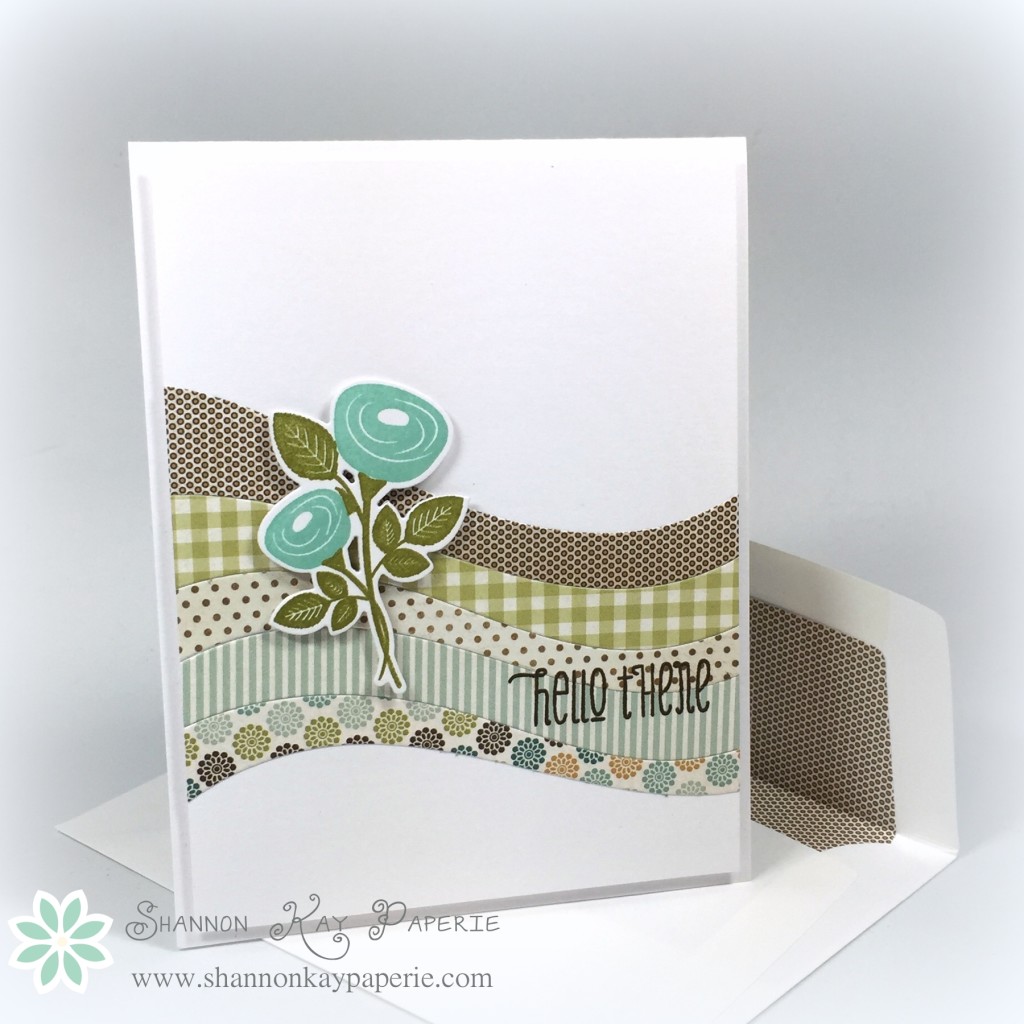Bitty Bouquets - Warm Welcome Fusion Card Challenge