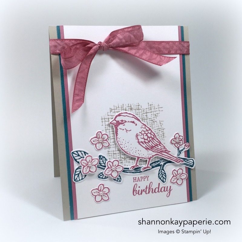 Stampin Up Birds & Blooms Card Ideas - Shannon Jaramillo Stampinup