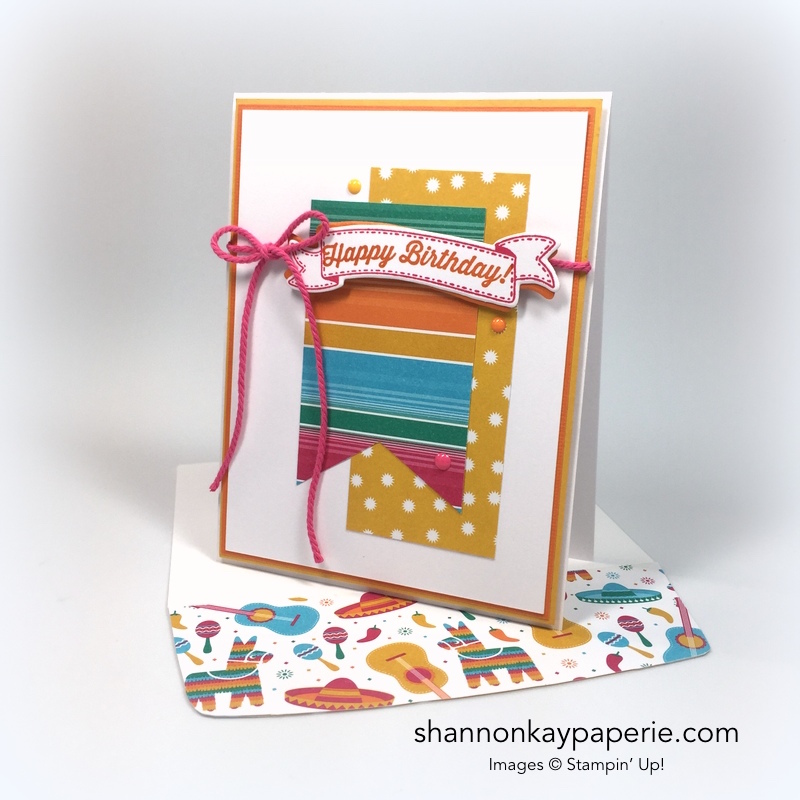 Stampin Up Birthday Banners Card Ideas - Shannon Jaramillo Stampinup