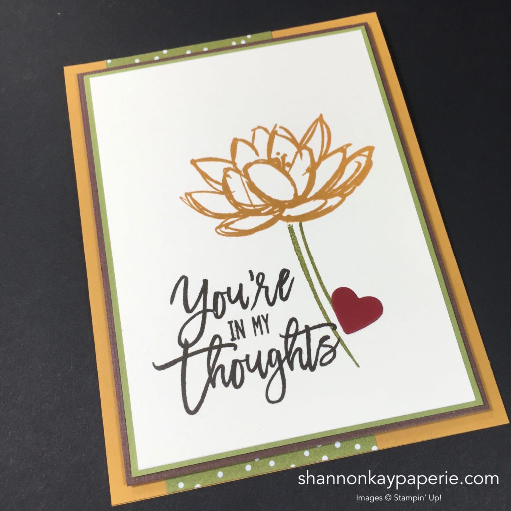Stampin' Up! Remarkable You Thinking of You Card Ideas - Shannon Jaramillo Stampinup