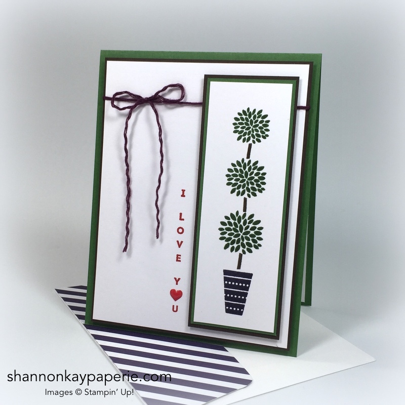 Stampin Up Vertical Greetings Card Ideas - Shannon Jaramillo Stampinup