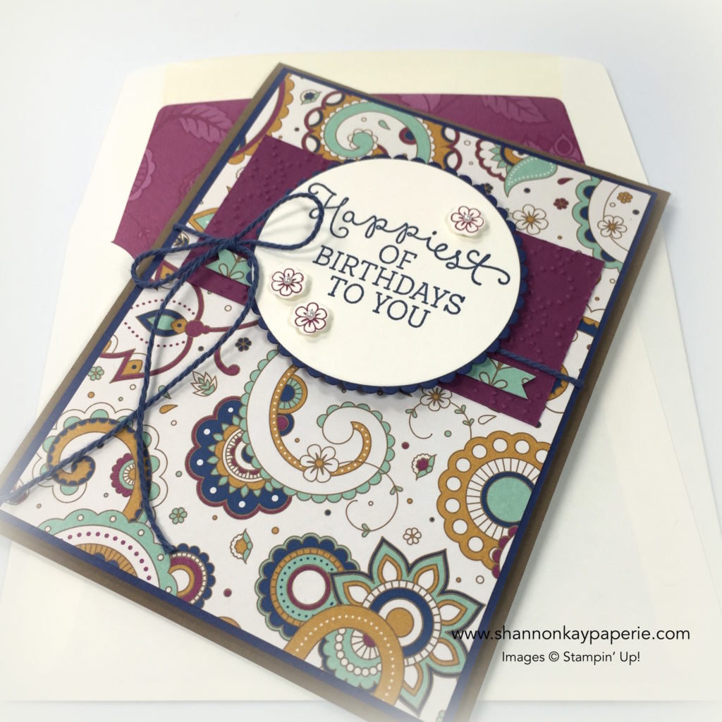 Petals & Paisleys Birthday Blooms Birthday Card Ideas - Shannon Jaramillo Stampinup