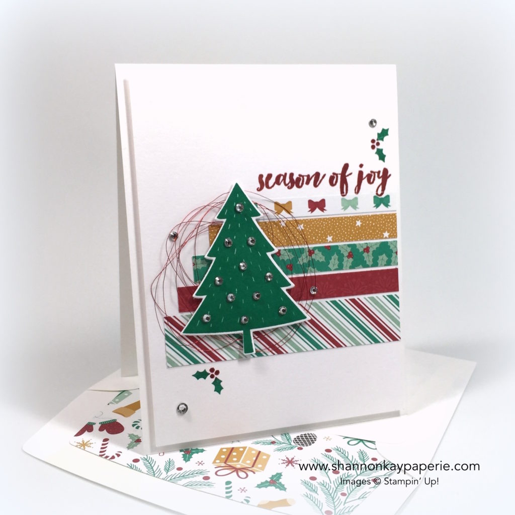 Stampin Up Christmas Pine Christmas Card Ideas - Shannon Jaramillo Stampinup