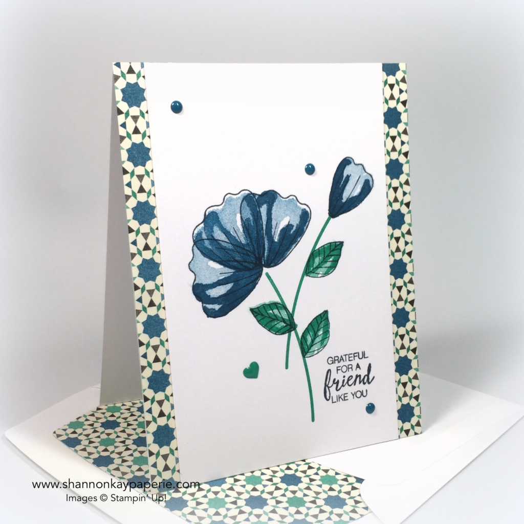 Stampin Up Moroccan Blossoms in Dapper Denim Card Ideas 2 - Shannon Jaramillo stampinup