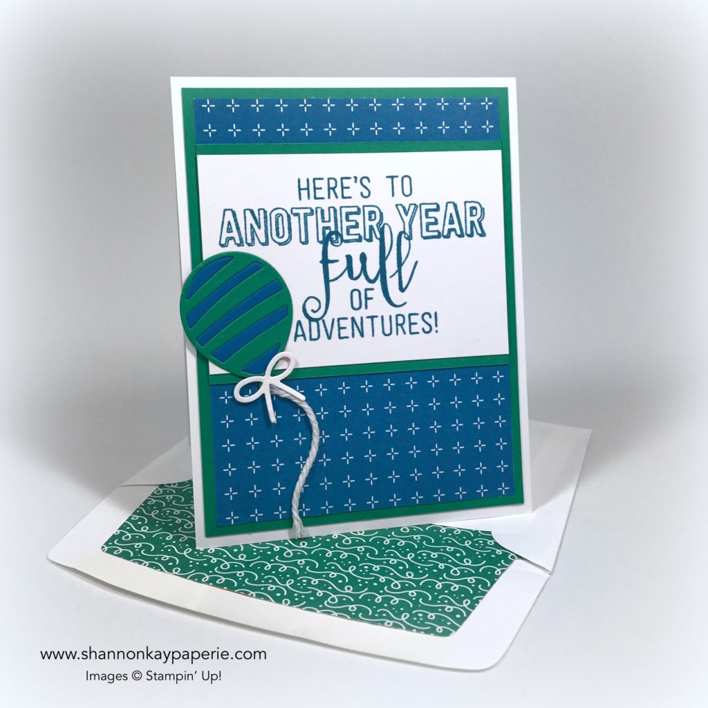 Bold Balloon Adventures Birthday Card Ideas - Shannon Jaramillo Stampin Up