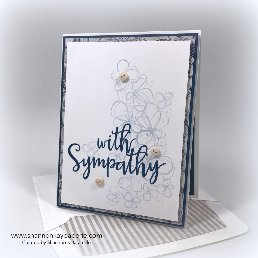 With Sympathy Sympathy Card Ideas - Shannon Jaramillo Lil Inkers