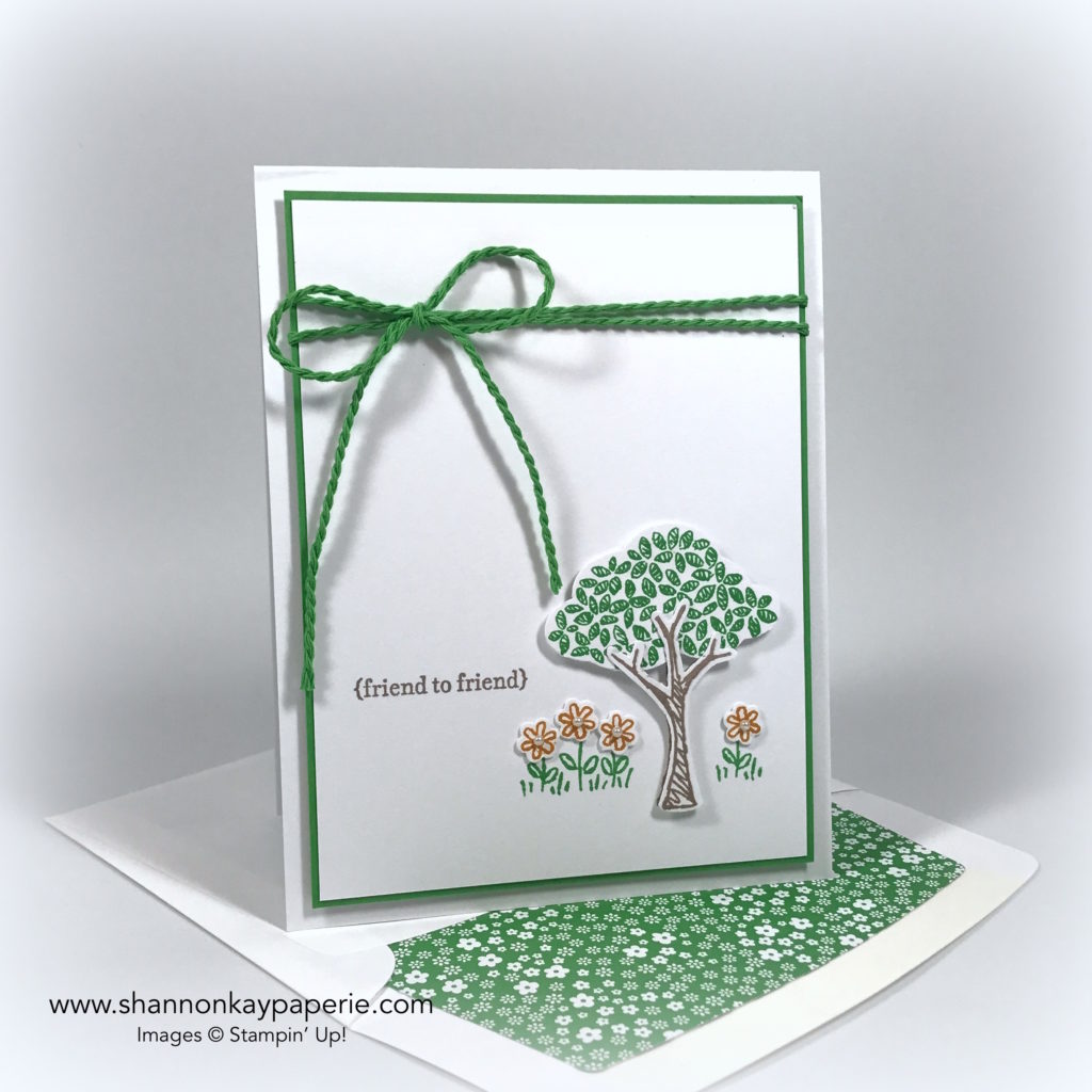 Rediscovering Cucumber Crush Just Because Card Ideas - Shannon Jaramillo stampin up