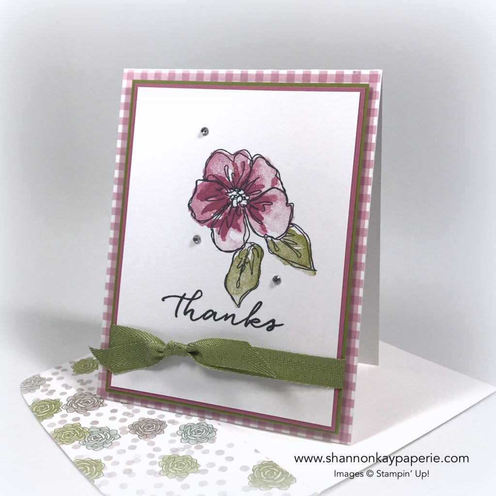 A Sweet Goodbye to Penned & Painted Card Ideas - Shannon Jaramillo Stampin Up