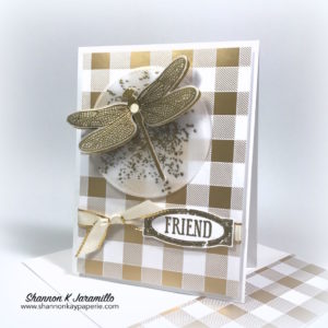 Dragonfly Dreams Friendship Card – Tic Tac Toe Challenge #19