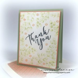 Fresh Foliage Thank You – The Paper Players 413